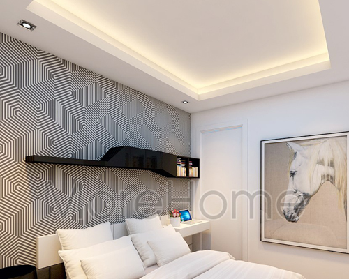 TRẦN THẠCH CAO PHÒNG NGỦ CĂN HỘ CAO CẤP LEXINGTON