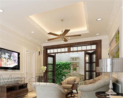 TRẦN THẠCH CAO PHÒNG KHÁCH BIỆT THỰ CAO CẤP 