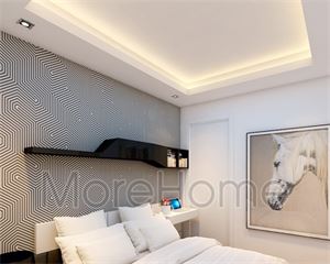TRẦN THẠCH CAO PHÒNG NGỦ CĂN HỘ CAO CẤP LEXINGTON