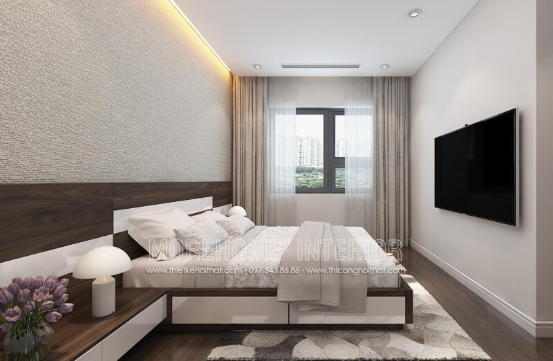 Giường ngủ chung cư gỗ công nghiệp Giường ngủ chung cư gỗ công nghiệp