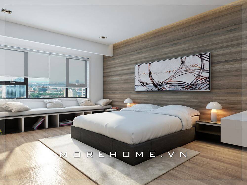 Đừng bỏ lỡ những ý tưởng thiết kế giường ngủ chung cư hiện đại đầy độc đáo