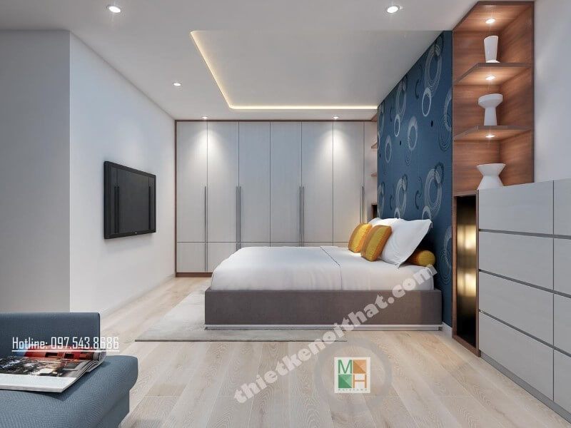 Mẫu giường ngủ hiện đại luôn hút mắt người dùng bởi sự thoải mái và sang trọng do nó mang lại